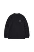 Printed Cotton Hoodie-Black